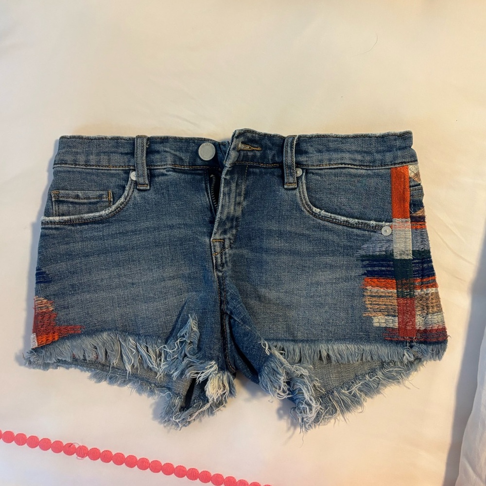 BlankNYC embroidered shorts
